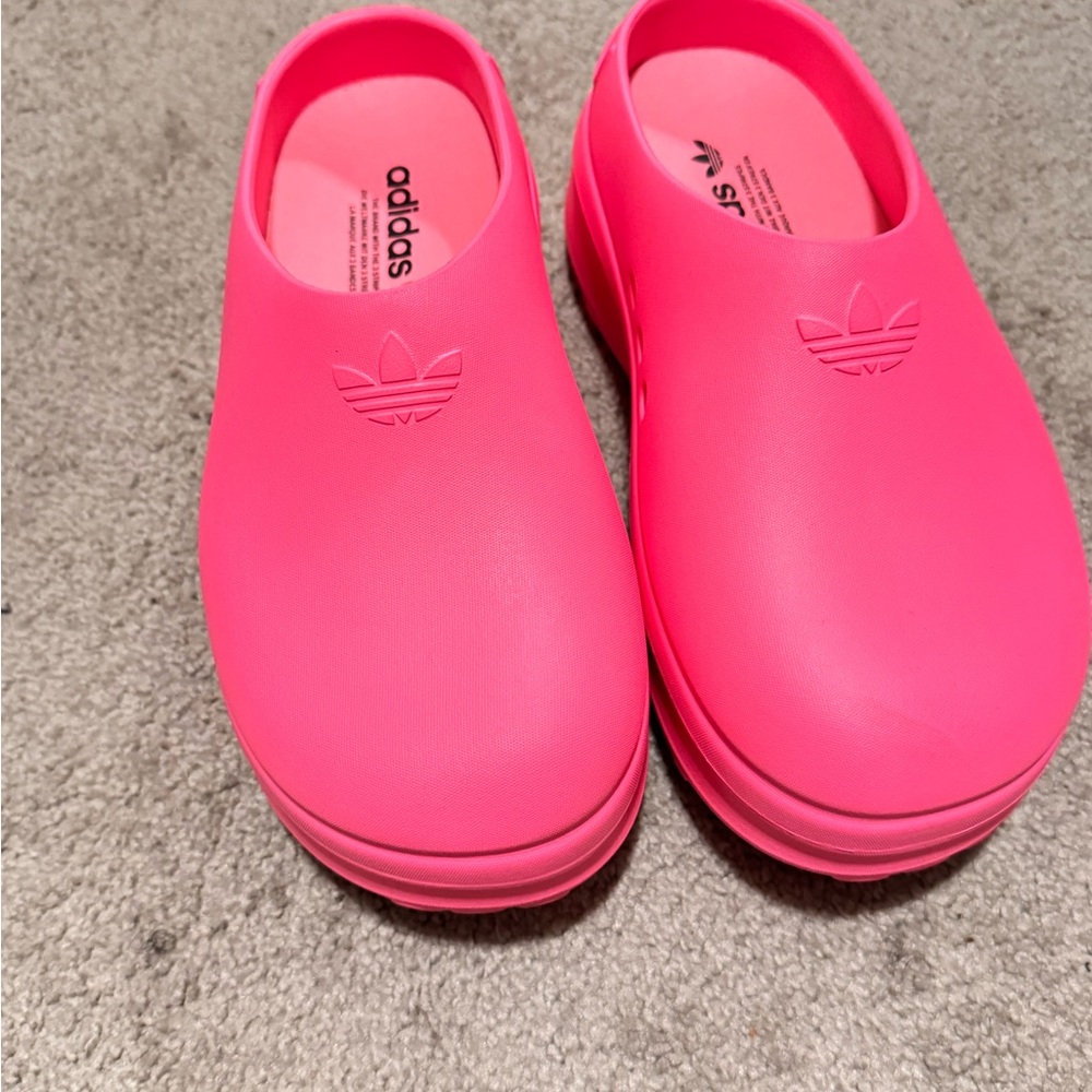 Adidas Babydoll Pink Clogs